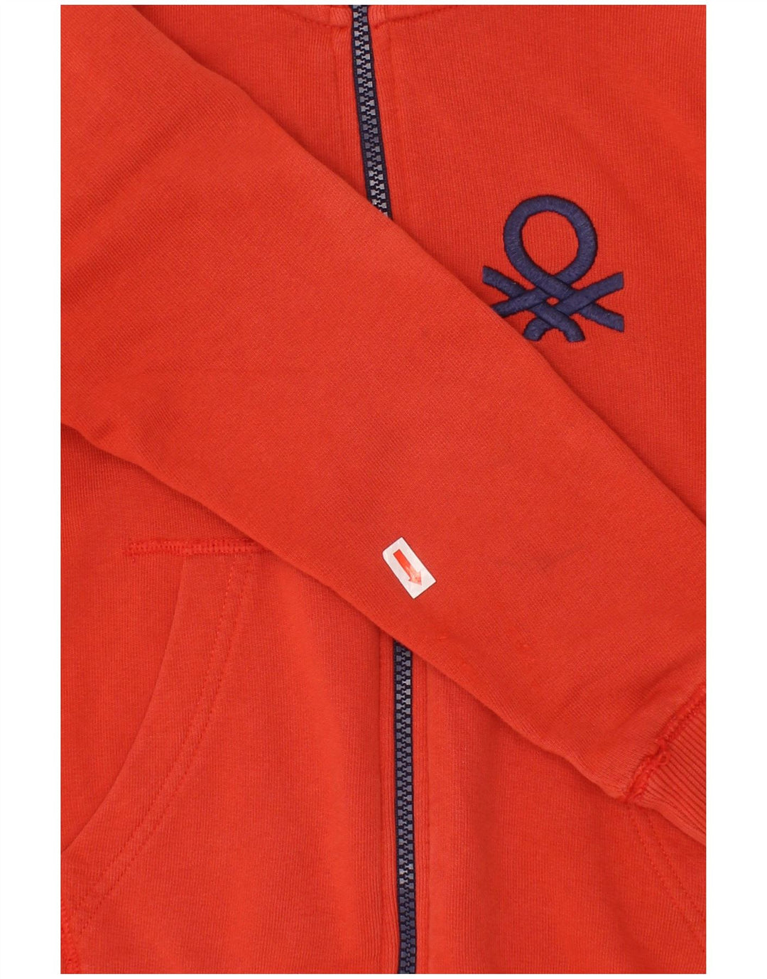 BENETTON Drenge træningsdragt topjakke 6-7 år Lille rød bomuld