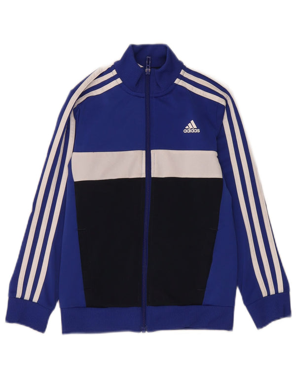 Adidas Træningsdragt Topjakke til drenge 7-8 år Blå Colourblock Polyester