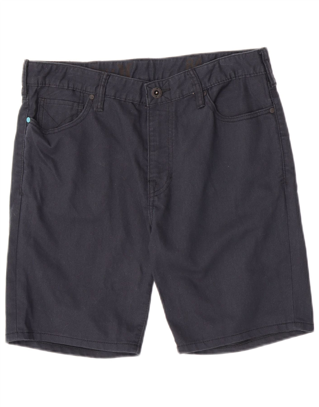 Hurley Herre Casual Shorts W32 Medium Marineblå Bomuld