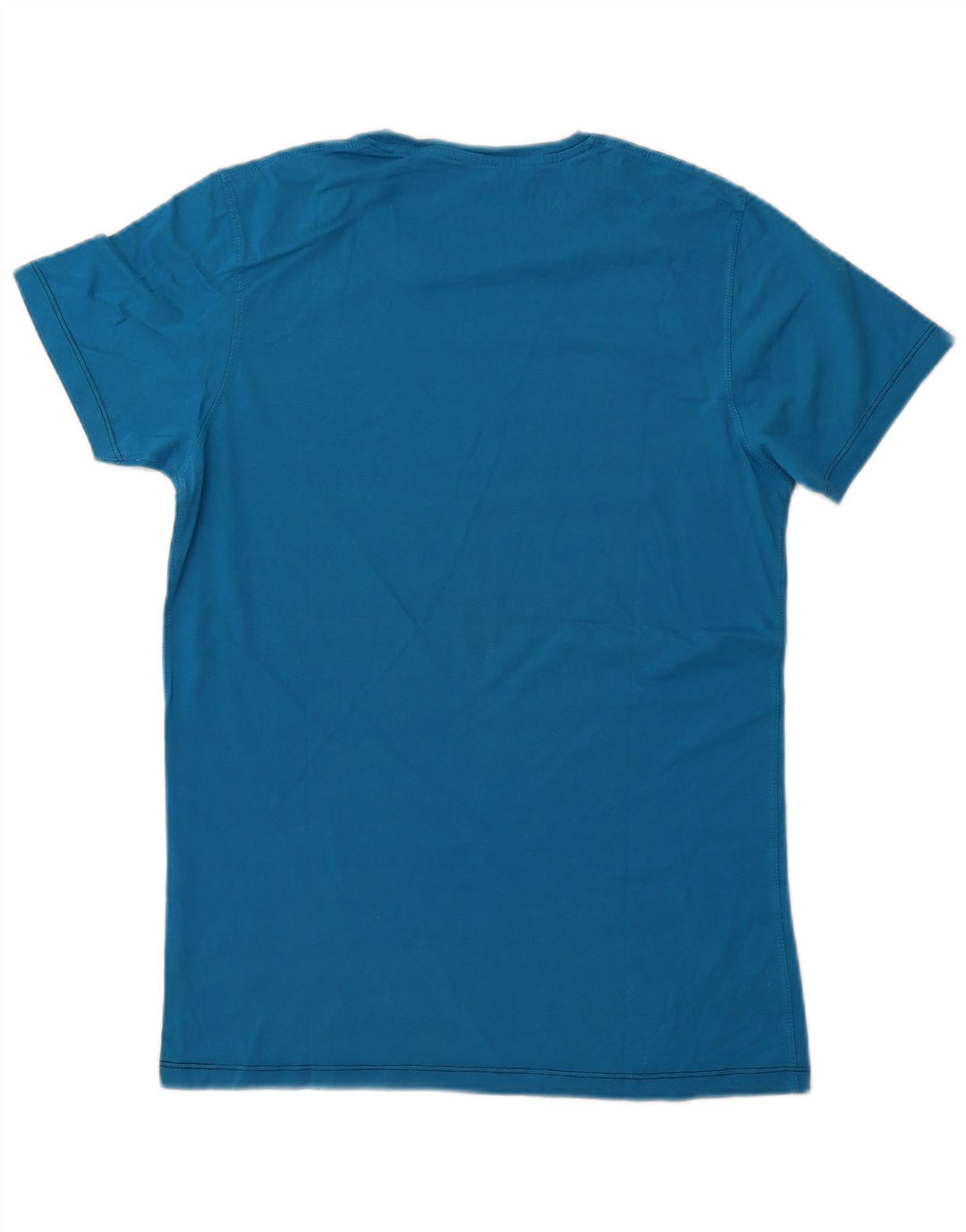 JACK & JONES Herre Grafisk T-Shirt Top Stor Blå Bomuld