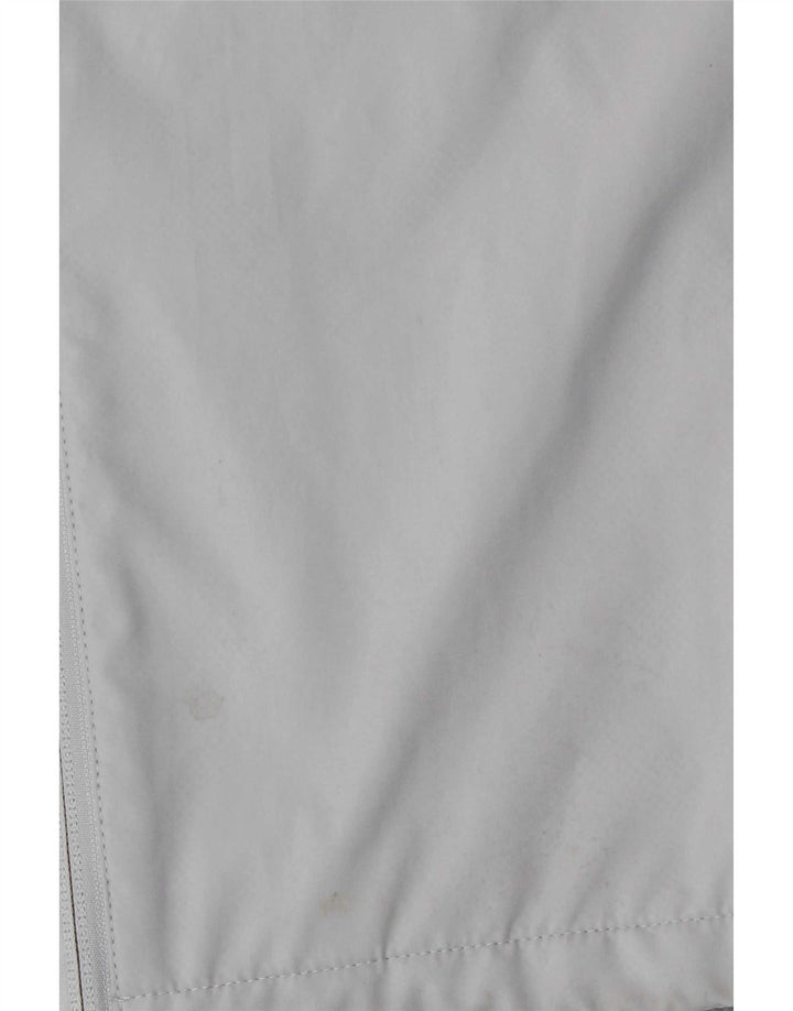 Umbro Herre Grafisk Hætte Regnjakke UK 40 Stor Grå Polyester