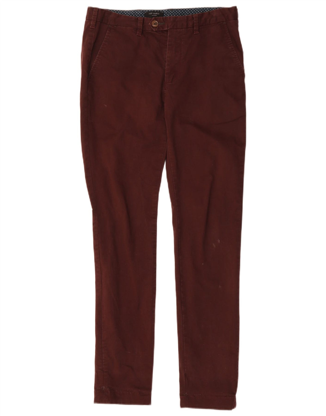 Ted Baker Herre Slim Suit Bukser W30 L31 Brun Bomuld