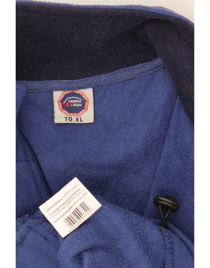 Canada Herre Fleece Gilet UK 42 XL Blå Polyester