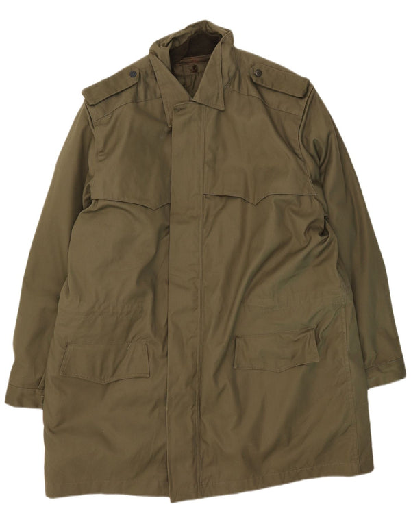 Vintage Trench Coat til mænd UK 46 3XL Khaki