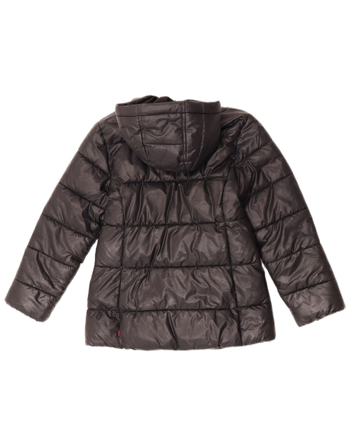 Levi's Piger Polstret Hættejakke 9-10 År Sort Polyester