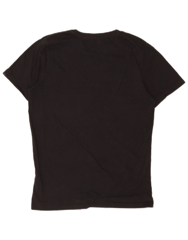 Jack & Jones Herre T-Shirt Top Medium Sort Bomuld