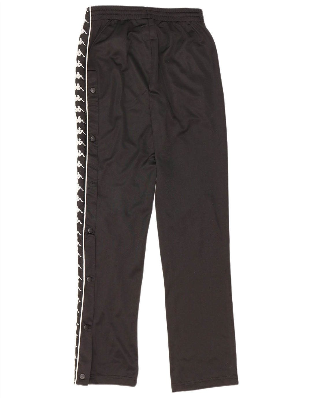 KAPPA Grafisk træningsdragt bukser til kvinder UK 12 Medium Black Polyester