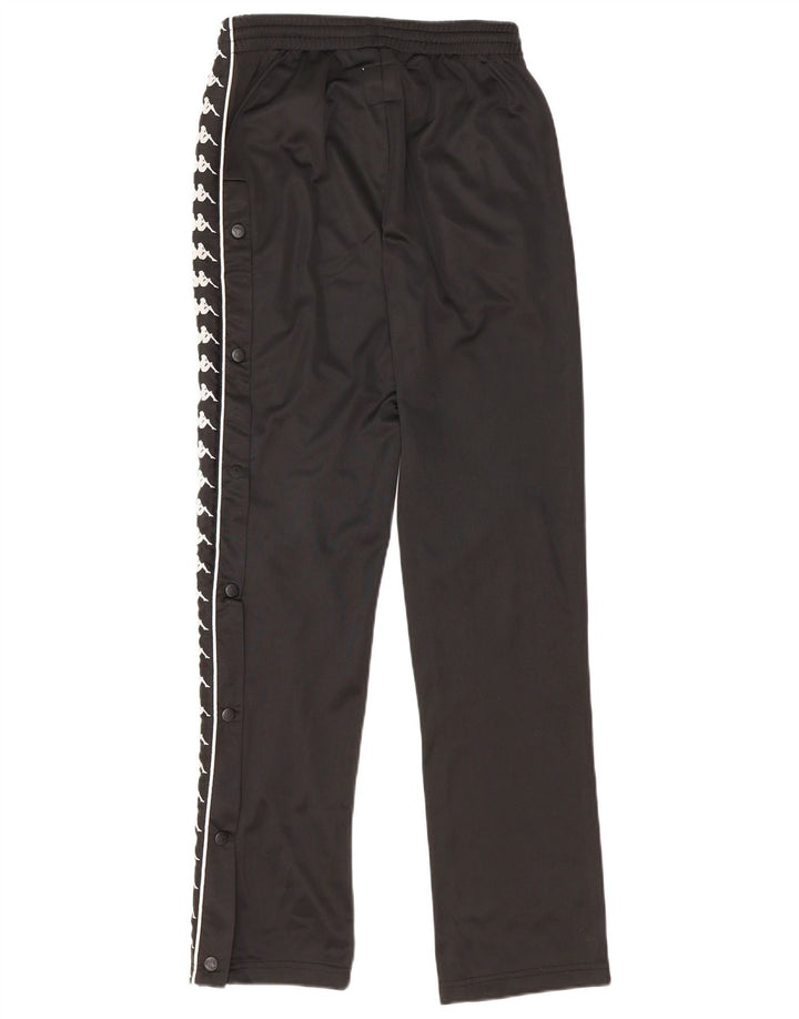 KAPPA Grafisk træningsdragt bukser til kvinder UK 12 Medium Black Polyester