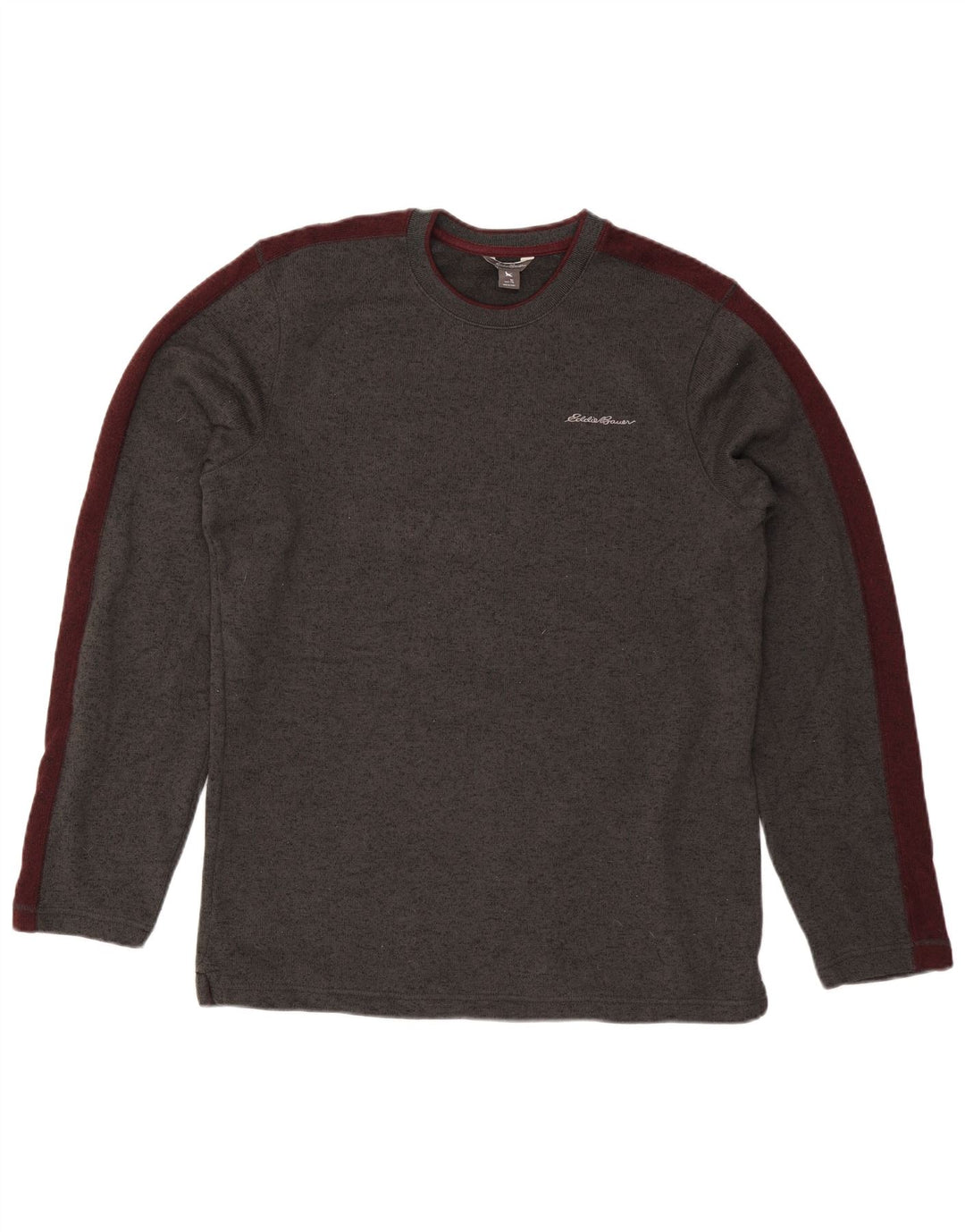 EDDIE BAUER Herre høj top Langærmet Stor grå Colourblock Polyester