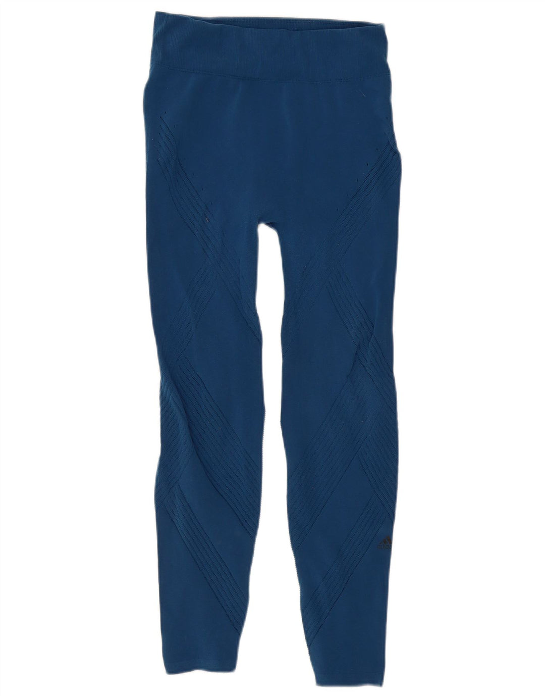 ADIDAS Dame Leggings UK 8 Small Blue