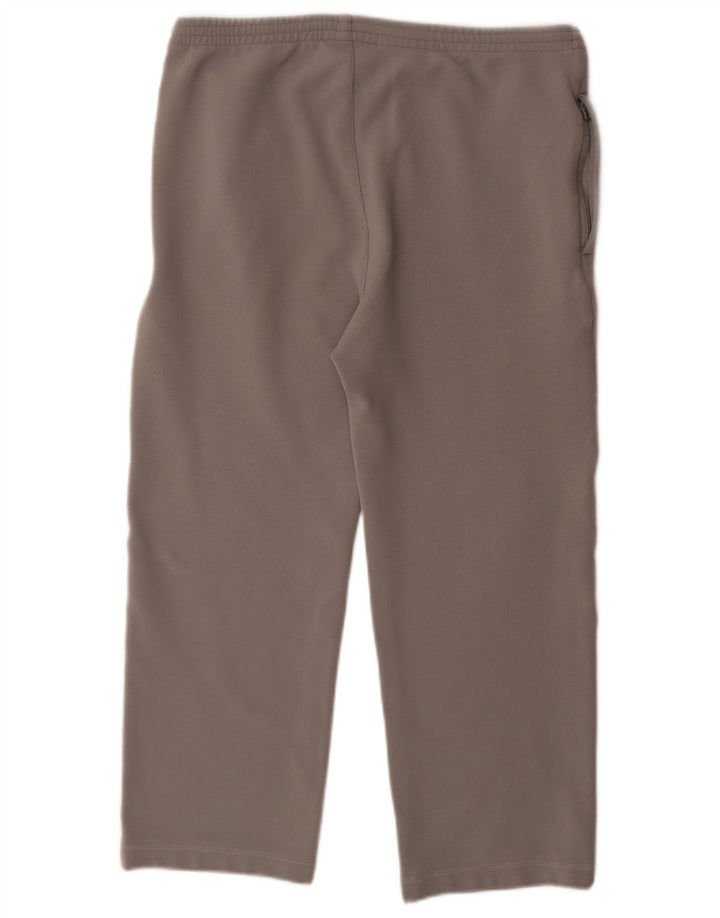 Kappa Dame Capri Træningsdragt Bukser UK 14 Medium Grey Polyester