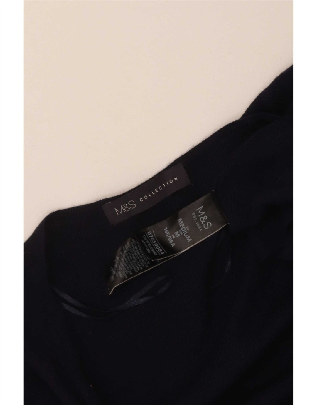 Marks & Spencer Dame Longline Cardigan Sweater UK 14 Medium Navy Blue