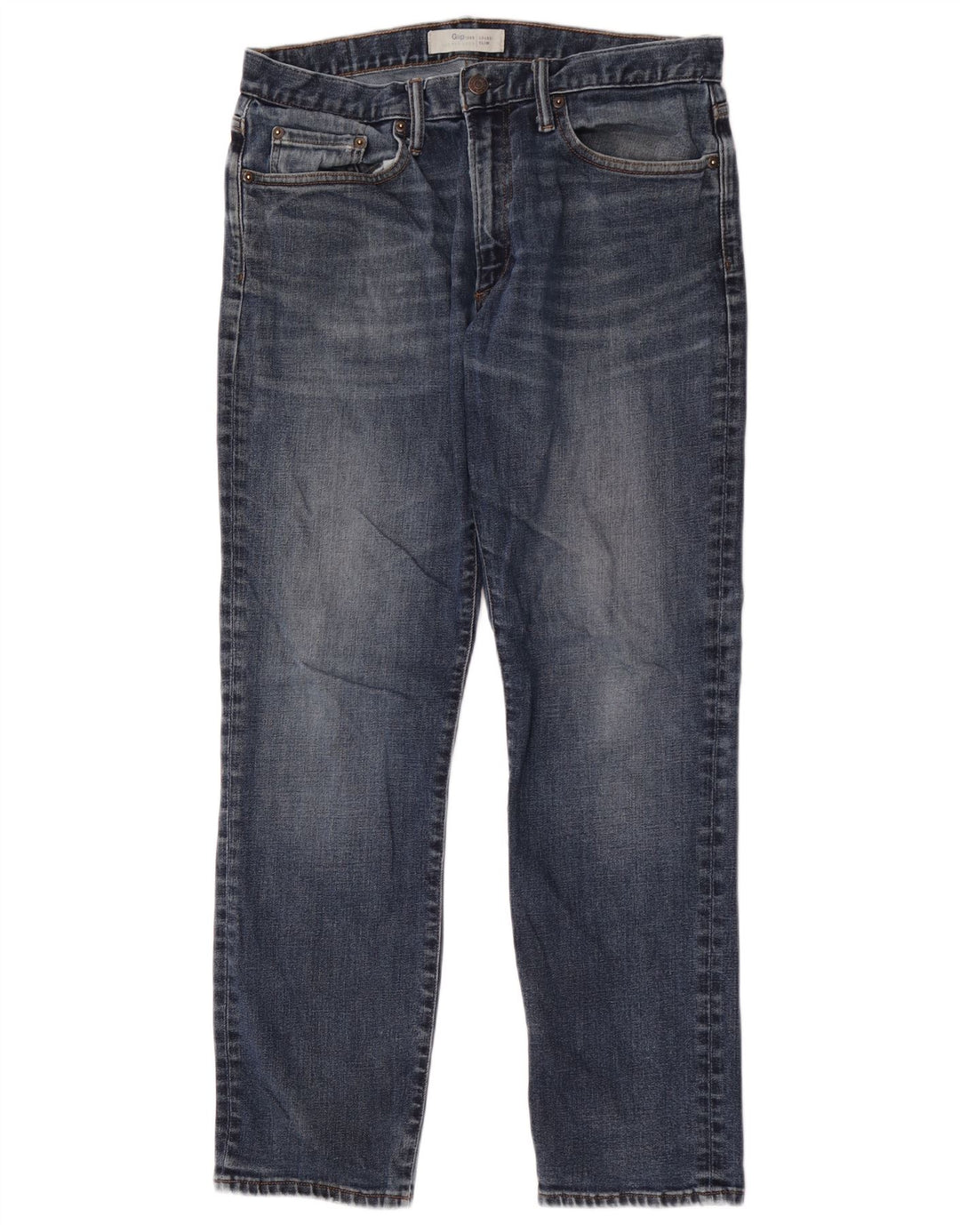 Gap Dame Slim Jeans W32 L30 Blå Bomuld