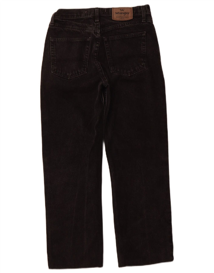 WRANGLER Straight jeans til mænd W29 L27 sort bomuld