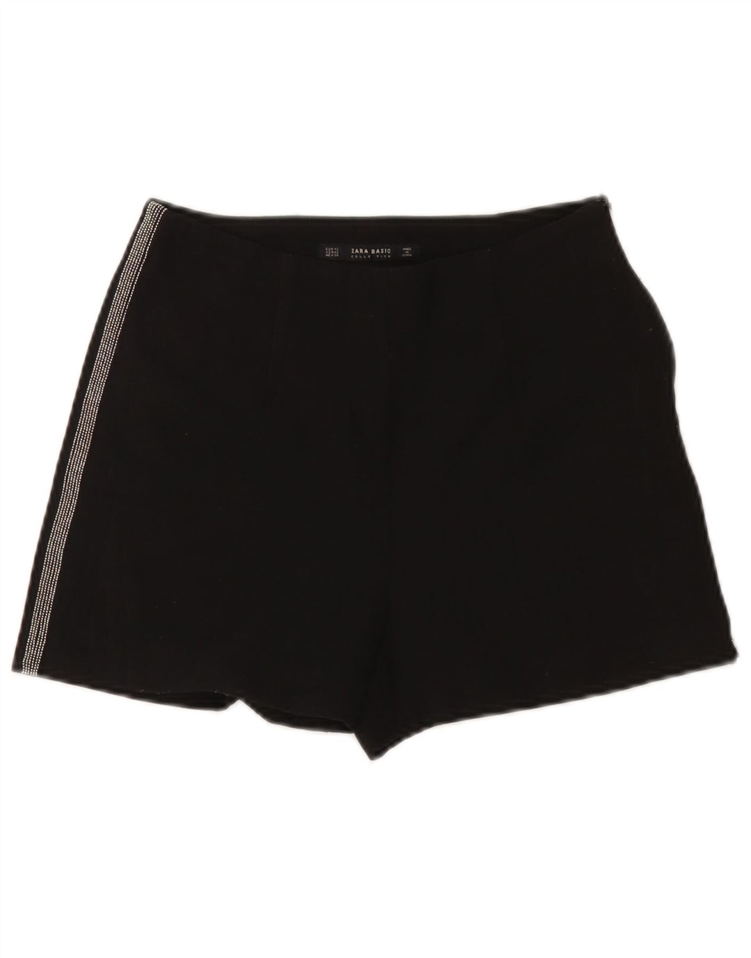 Zara Dame Hot Pants XS W24 Sort polyester