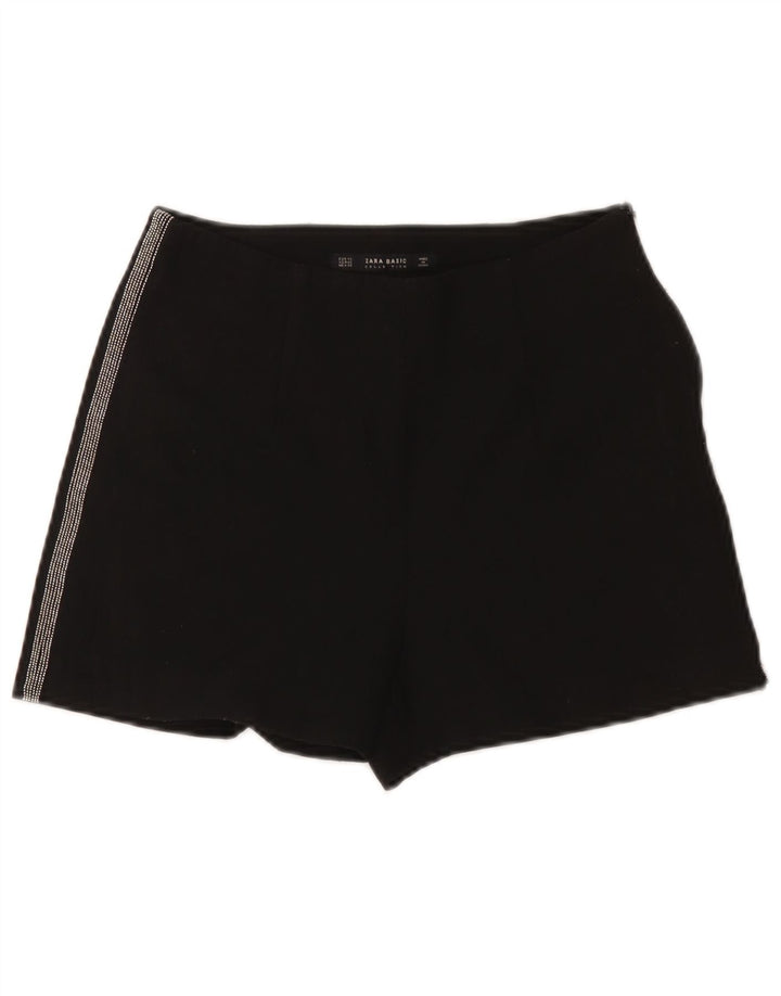 Zara Dame Hot Pants XS W24 Sort polyester