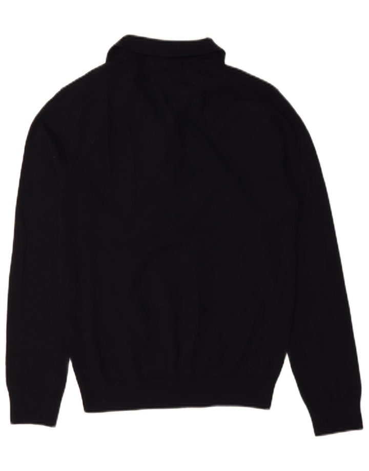 Zara Herre polo-hals sweater lille marineblå