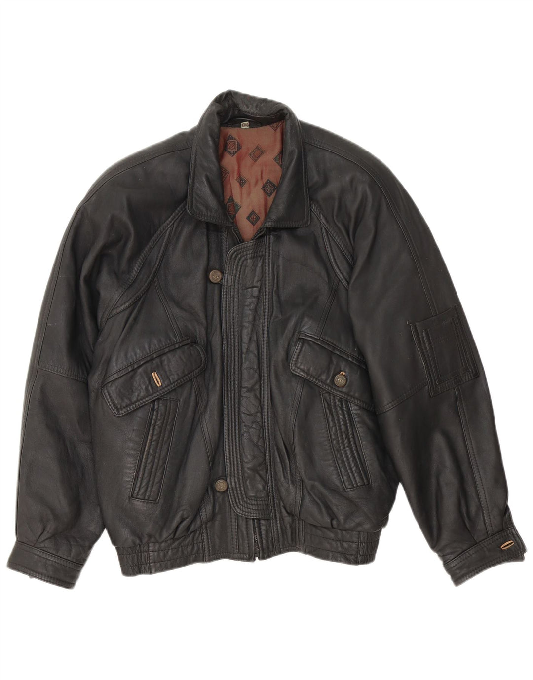 Fatigue Herre Læderjakke UK 40 Large Sort