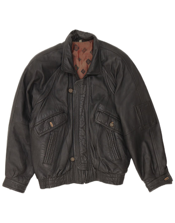 Fatigue Herre Læderjakke UK 40 Large Sort