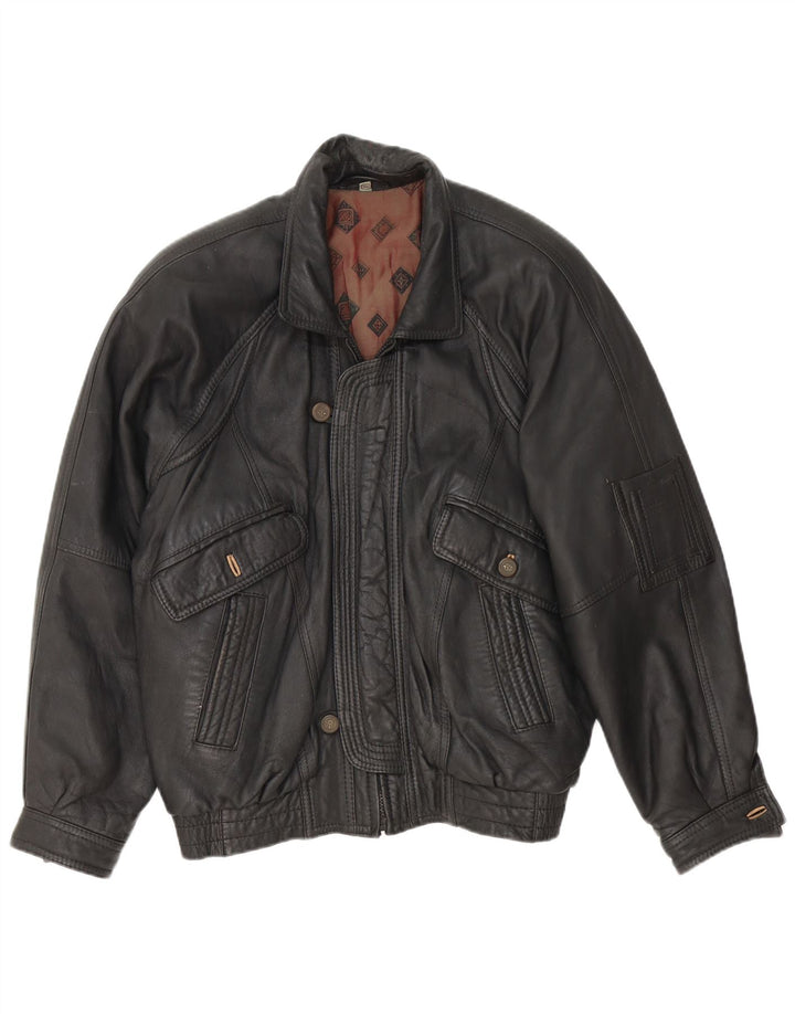 Fatigue Herre Læderjakke UK 40 Large Sort