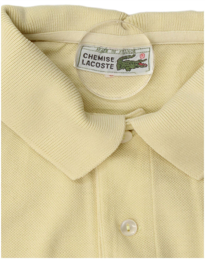 LACOSTE Poloshirt til mænd størrelse 3 Lille gul bomuld