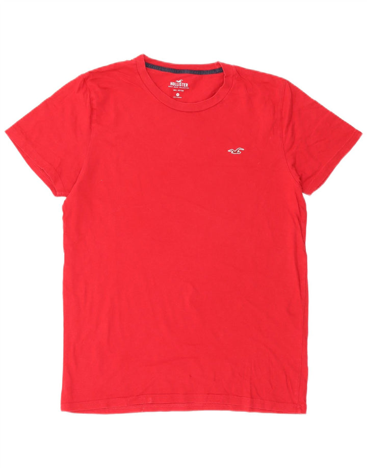 Hollister Herre T-shirt Top Medium Rød Bomuld