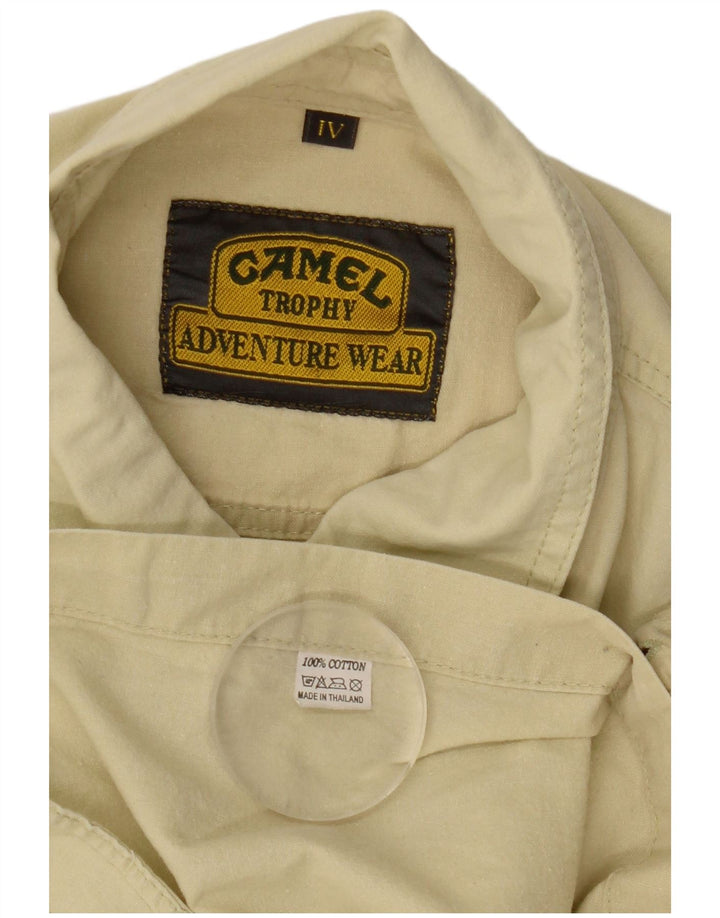 Camel Active Herre Utility kortærmet skjorte XL beige bomuld