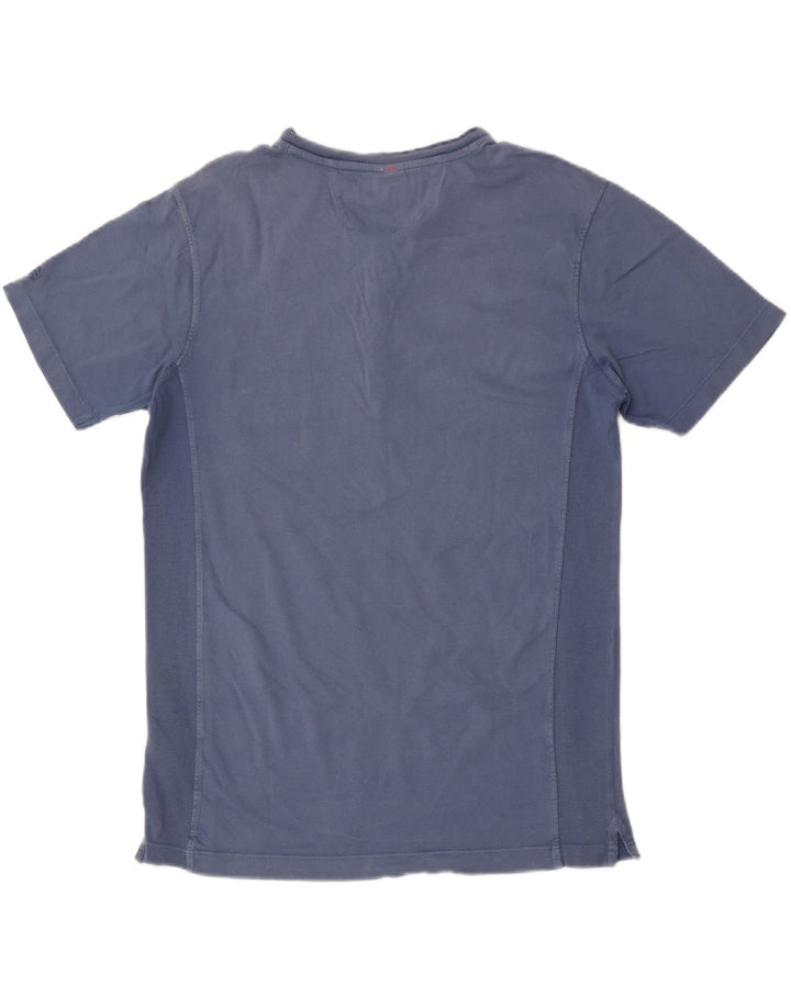 Lerros Herre T-Shirt Top Medium Blå Bomuld