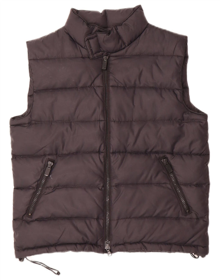 Aspesi Womens Polstret Gilet UK 6 XS Sort Polyamid