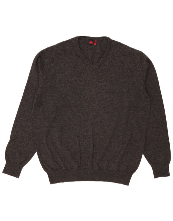 KAPPA Herre V-hals sweater 2XL Grå
