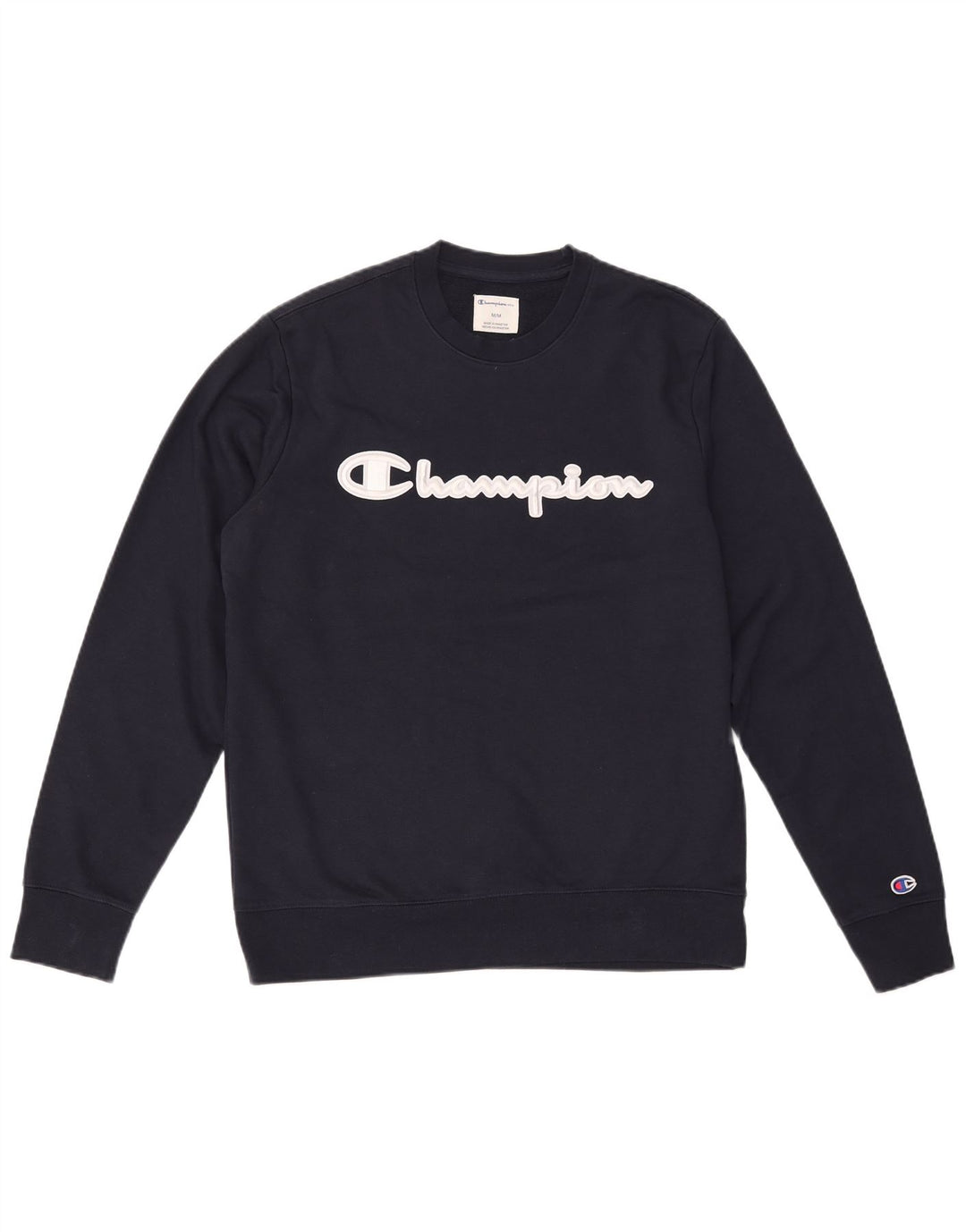 CHAMPION Grafisk sweatshirt til mænd Medium marineblå bomuld