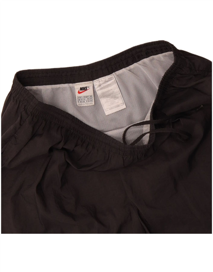 NIKE Grafiske sportsshorts til mænd, store grå nylon