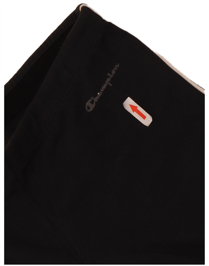 Champion Womens træningsdragt Bukser UK 8 Small Black Bomuld