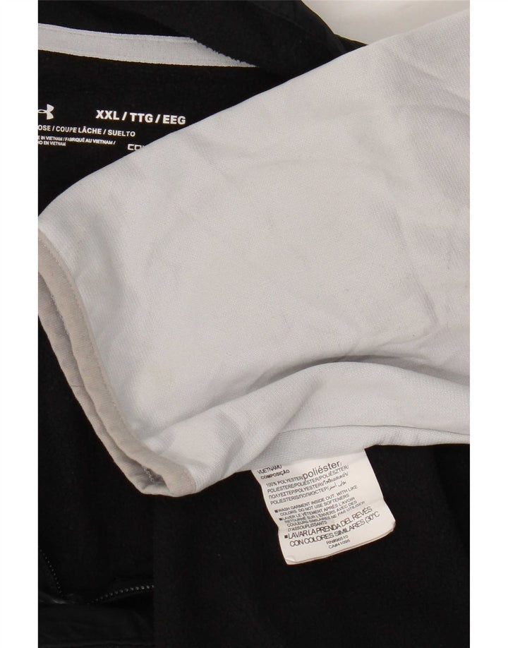 Under Armour Herre Cold Gear Grafisk træningsdragt Top Jakke 2XL Sort