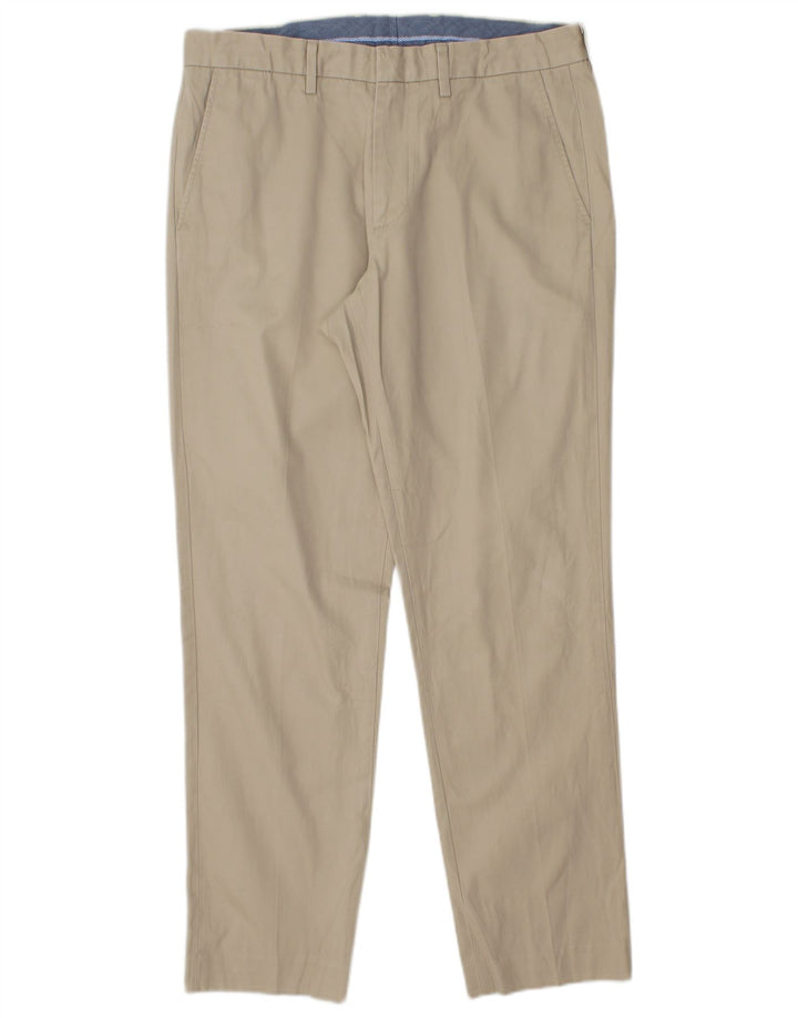 J. CREW Herre BOWERY Slim Chino Bukser W32 L30 Beige Bomuld