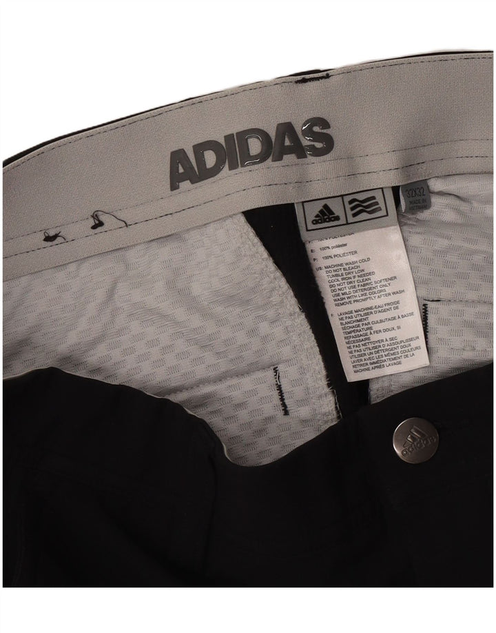Adidas Herre Slim Chino Bukser W32 L32 Sort Polyester