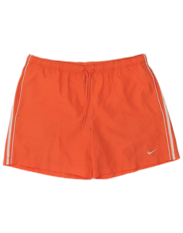 NIKE sportsshorts til kvinder UK 10/12 Medium Orange