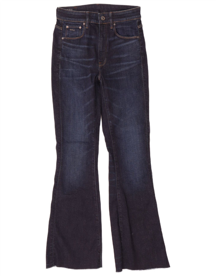 G-Star Dame Flared Jeans W28 L30 Marineblå Bomuld