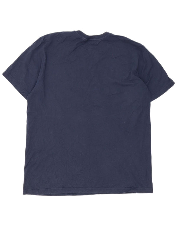 Nike Herre Standard Fit Grafisk T-Shirt Top UK 46/48 XL Navy Blue