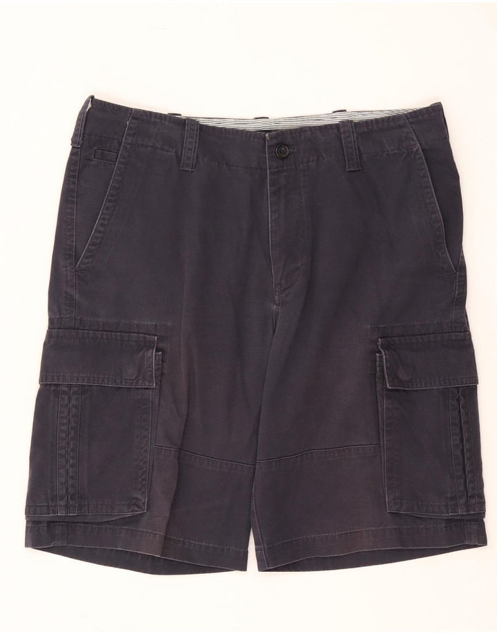 Tommy Hilfiger Herre Cargo Shorts W32 Large Navy Blue Bomuld