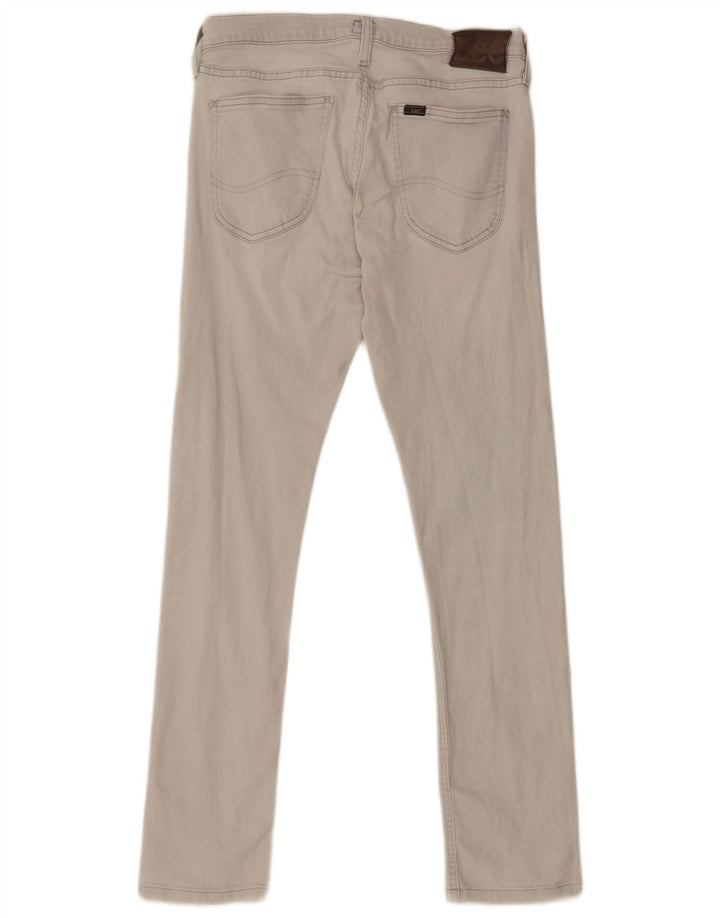 Lee Dame Luke Slim Jeans W29 L30 Grå Bomuld