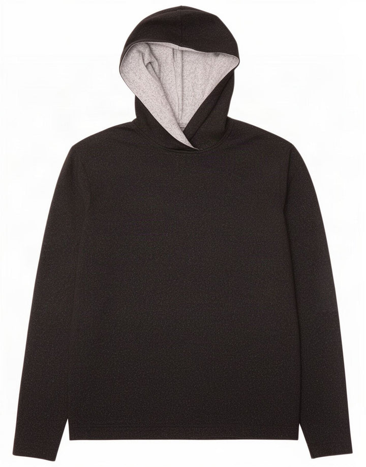 Marks & Spencer Herre Hooded Top Langærmet Medium Black Polyester