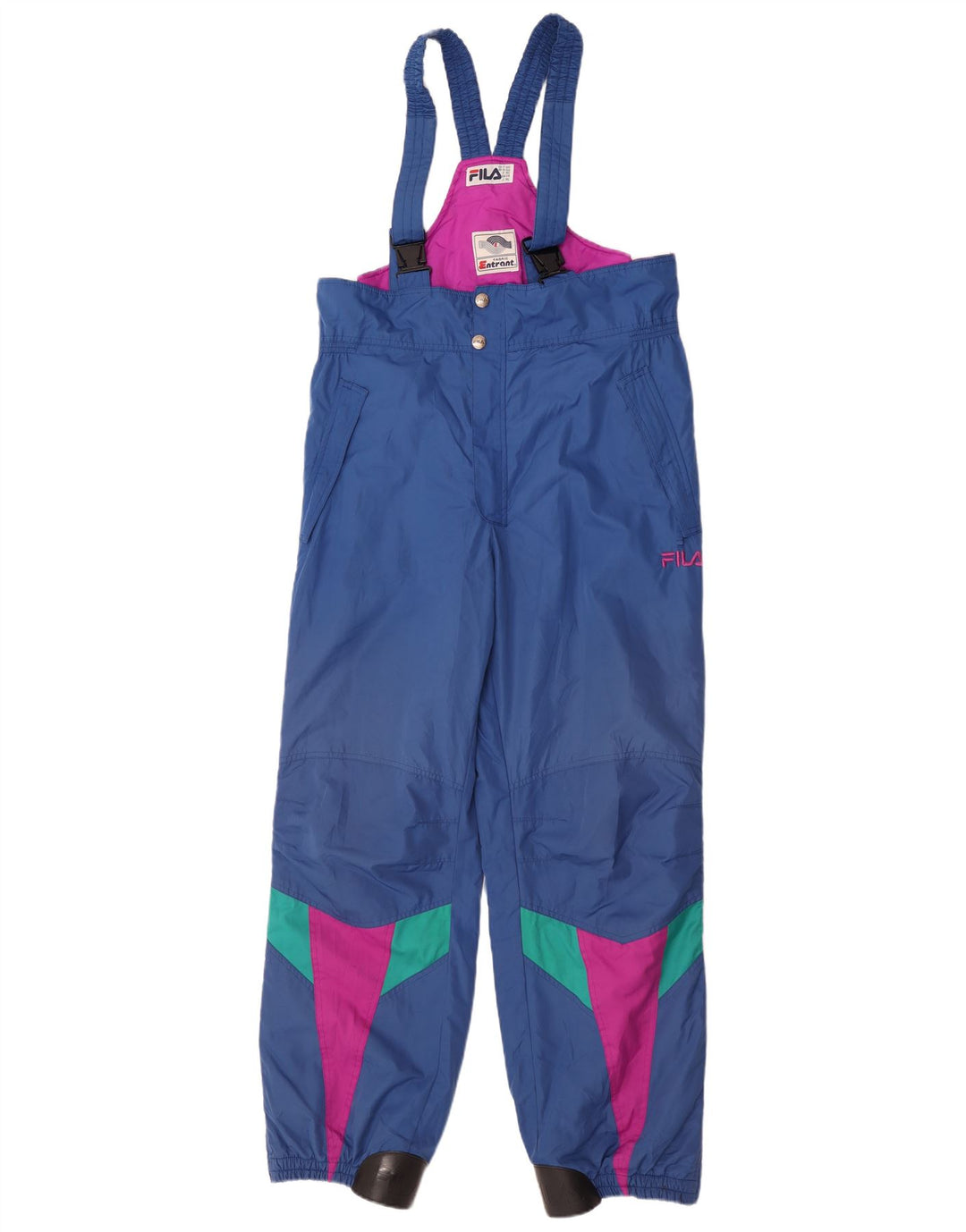 Fila Herre Dungarees Skibukser IT 50 Large Blue Colourblock Polyester