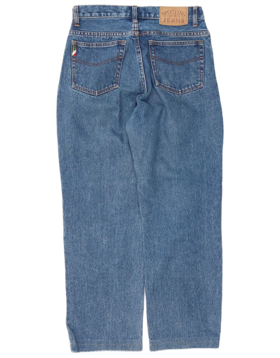 Sporting Dame tilspidsede jeans IT 44 Medium W30 L27 Blå Bomuld