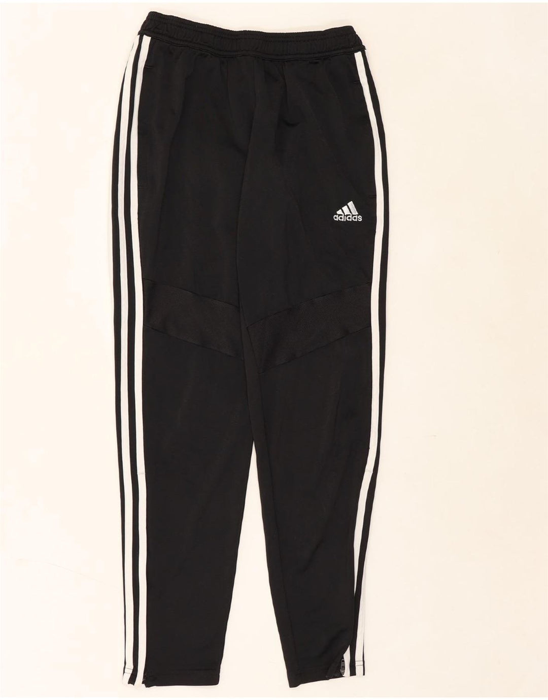 ADIDAS Womens Tracksuit Trousers UK 4/6 XS Black Polyester Vintage Adidas and Second-Hand Adidas from Messina Hembry 