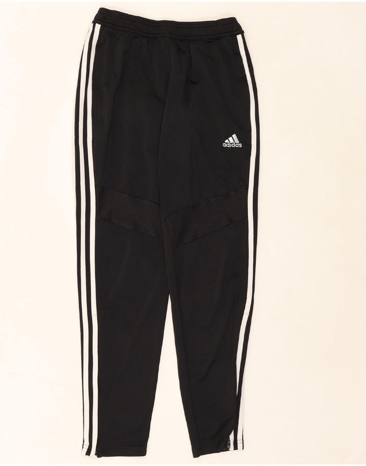ADIDAS Womens Tracksuit Trousers UK 4/6 XS Black Polyester Vintage Adidas and Second-Hand Adidas from Messina Hembry 
