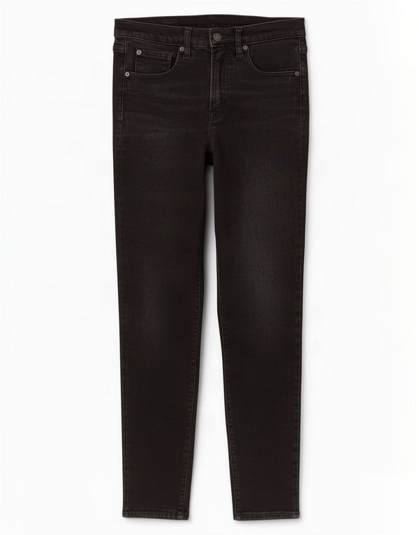 Gap Womens High Rise Skinny Jeans W28 L26 Sort Bomuld