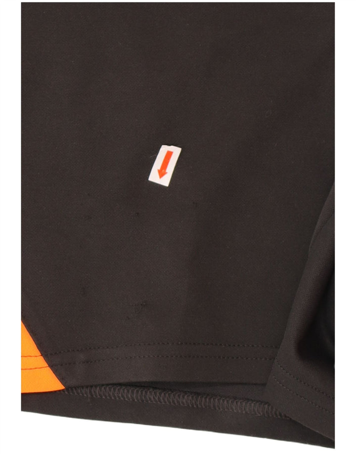 VINTAGE Herre grafiske sportsshorts 2XL Grå Colourblock