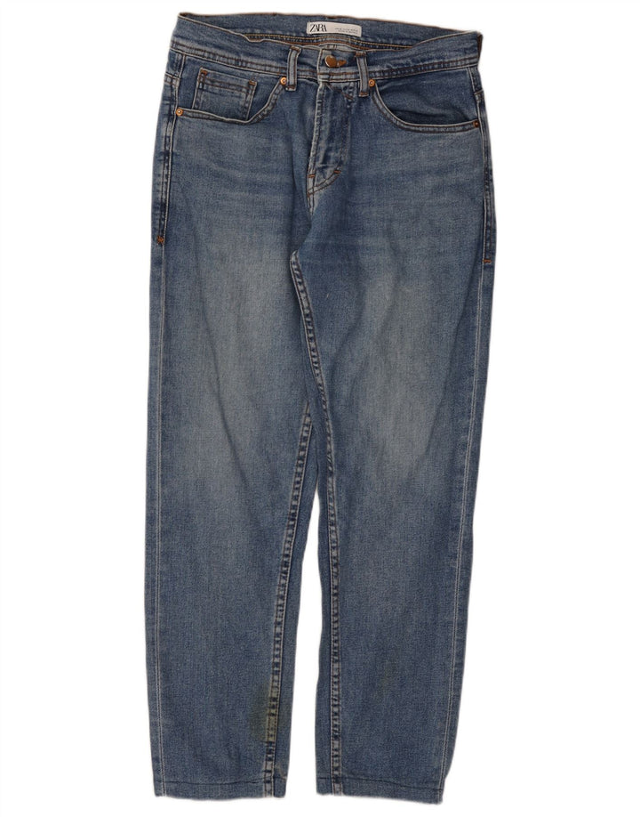 Zara Herre Slim Jeans EU 38 Small W30 L28 Blå