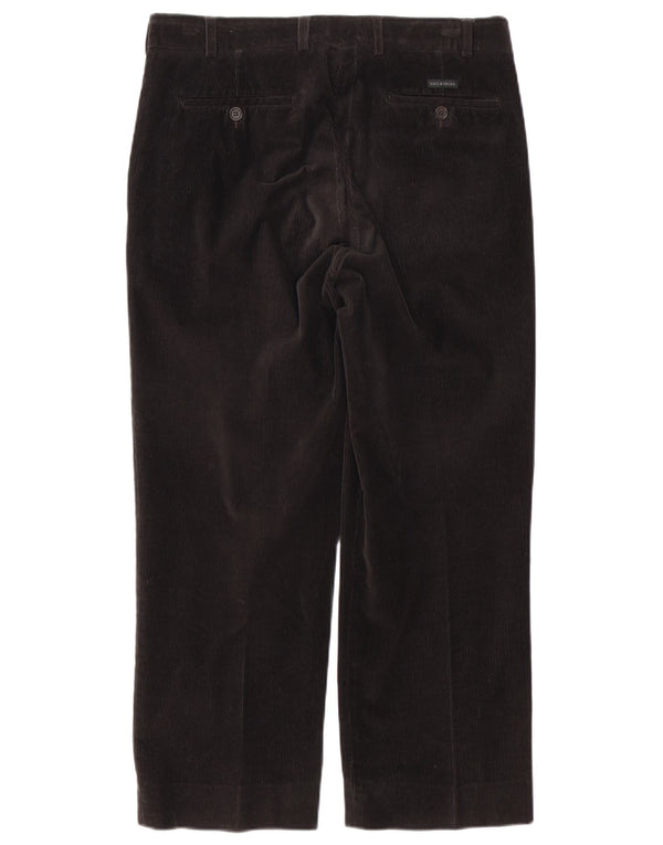 Paul & Shark Herre Stretch Corduroy Bukser IT 50 Large W34 L27 Sort